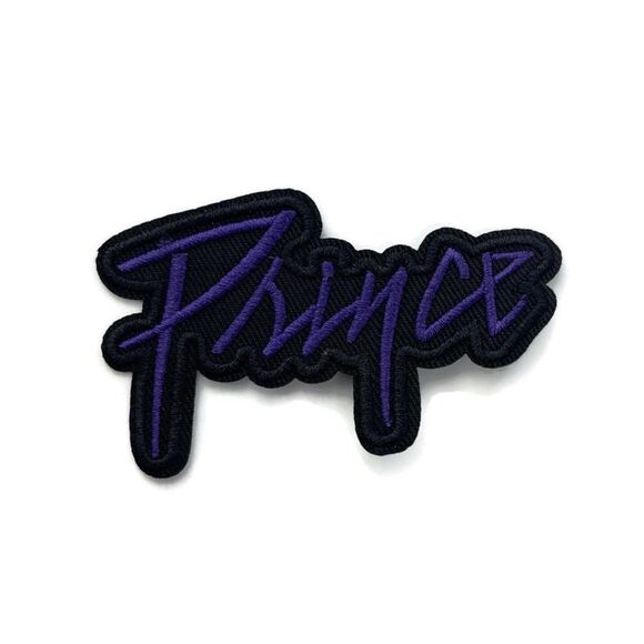 Prince Text Embroidered Patch - Picture 1 of 3